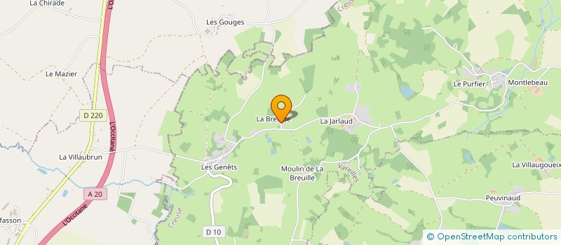 localisation de l'entreprise MONSIEUR YANNIS LABARRE  VAREILLES