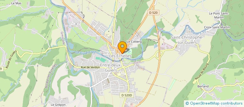 localisation de l'entreprise MONSIEUR YANNIS LABROT  LES ECHELLES