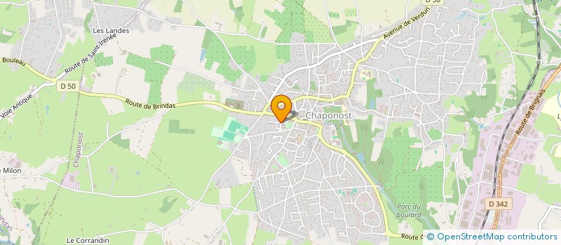 localisation de l'entreprise MONSIEUR YANNIS LACRAMPE  CHAPONOST