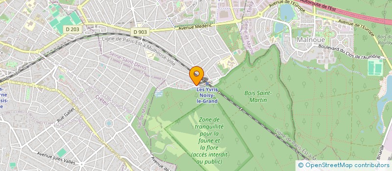 localisation de l'entreprise MONSIEUR YANNIS MADJID  NOISY-LE-GRAND