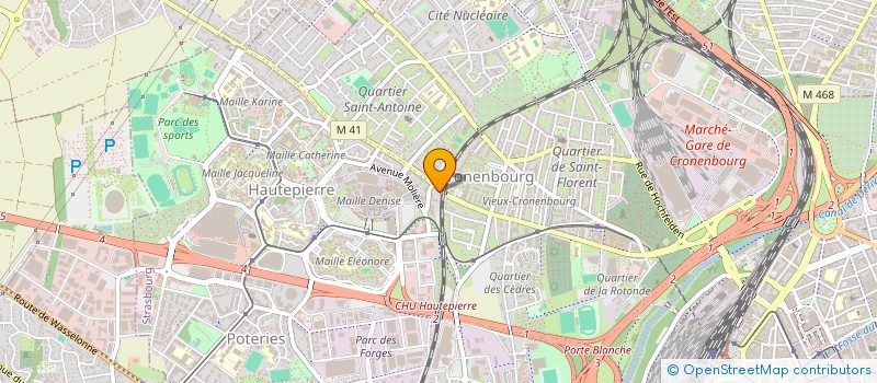 localisation de l'entreprise MONSIEUR YANNIS MAHIL à STRASBOURG
