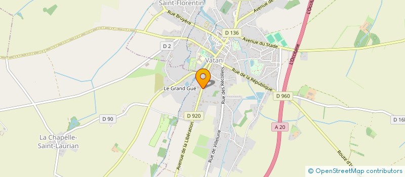 localisation de l'entreprise MONSIEUR YANNIS MERLET à VATAN