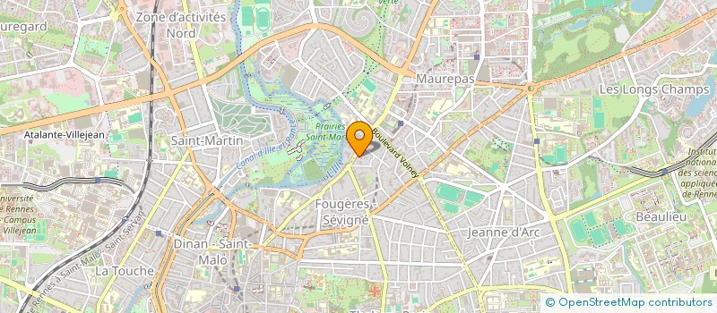 localisation de l'entreprise MONSIEUR YANNIS MESBAH  RENNES