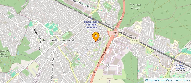 localisation de l'entreprise MONSIEUR YANNIS MONTEIRO à PONTAULT-COMBAULT