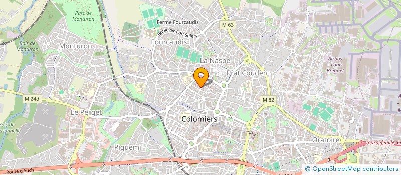 localisation de l'entreprise MONSIEUR YANNIS MOUFID à COLOMIERS