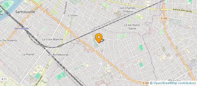 localisation de l'entreprise MONSIEUR YANNIS MOUSSACEB  HOUILLES