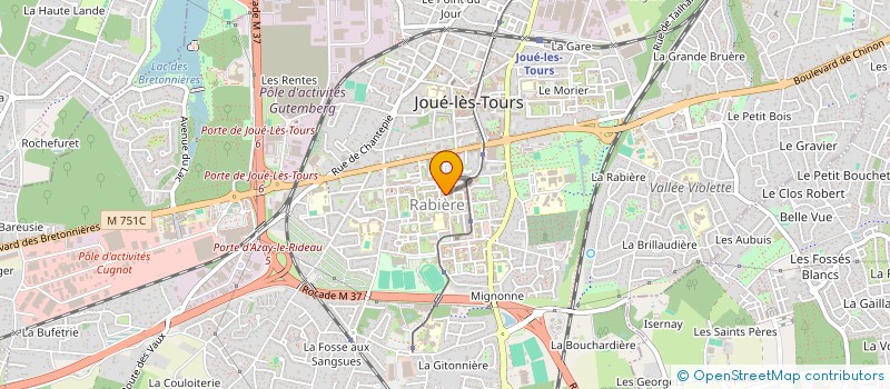 localisation de l'entreprise MONSIEUR YANNIS NAJIB  JOUE-LES-TOURS