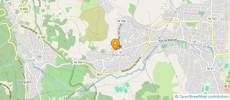 localisation de l'entreprise MONSIEUR YANNIS PAUL  BLANZAT