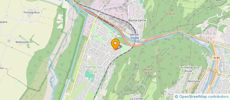 localisation de l'entreprise MONSIEUR YANNIS PAUTRIEUX  CHAMP-SUR-DRAC