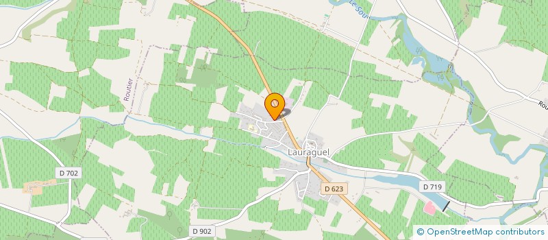 localisation de l'entreprise MONSIEUR YANNIS PAYET  LAURAGUEL