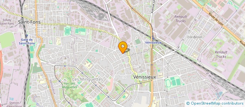 localisation de l'entreprise MONSIEUR YANNIS RAZGALLAH  VENISSIEUX