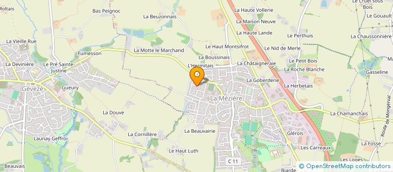 localisation de l'entreprise MONSIEUR YANNIS RORTAIS à LA MEZIERE