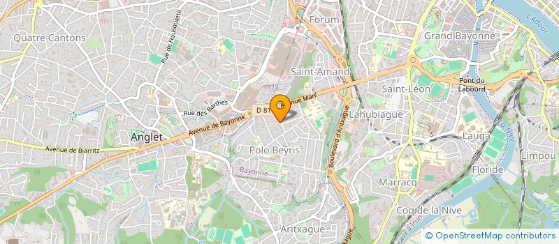 localisation de l'entreprise MONSIEUR YANNIS ROUX à BAYONNE