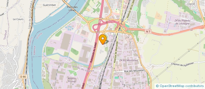 localisation de l'entreprise MONSIEUR YANNIS SAUTRON  VALENCE