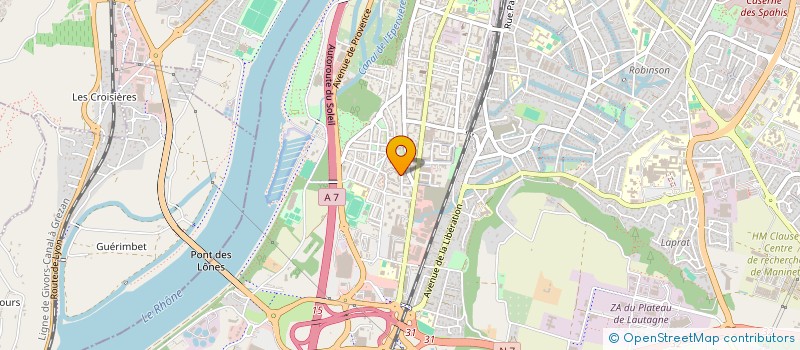 localisation de l'entreprise MONSIEUR YANNIS SELMI  VALENCE