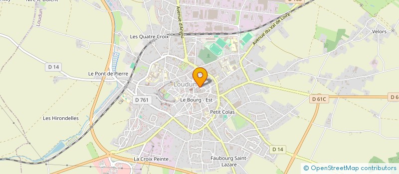 localisation de l'entreprise MONSIEUR YANNIS TALON  LOUDUN