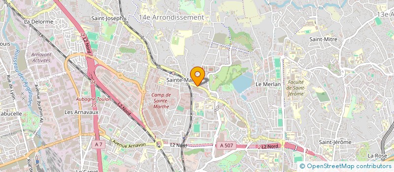 localisation de l'entreprise MONSIEUR YANNY RIPOLL  MARSEILLE