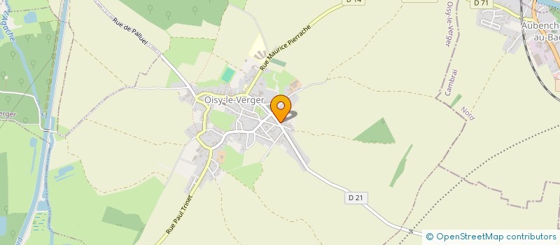 localisation de l'entreprise MONSIEUR YANNYCK MOLLET  OISY-LE-VERGER