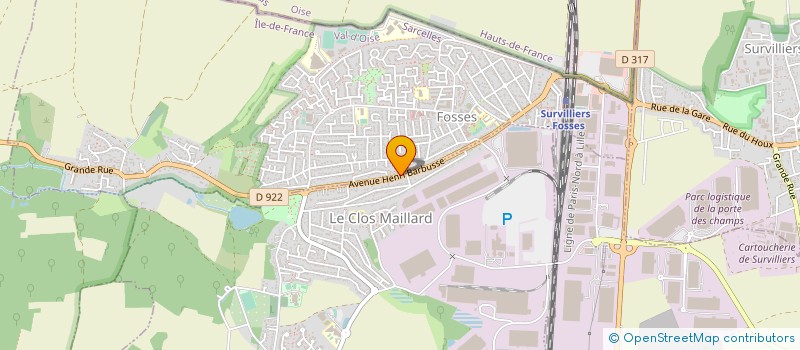 localisation de l'entreprise MONSIEUR YANS KOMESHA NIENDU  SENLIS