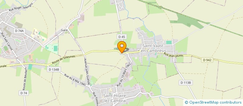 localisation de l'entreprise MONSIEUR YANYS PINARD  SAINT-AUBERT