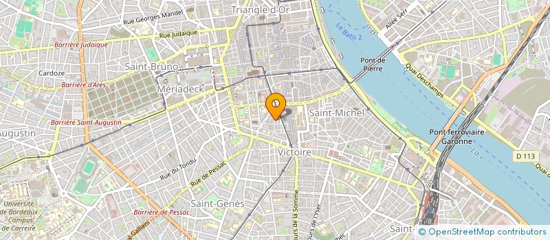 localisation de l'entreprise MONSIEUR YAO AGBEKOU  BORDEAUX