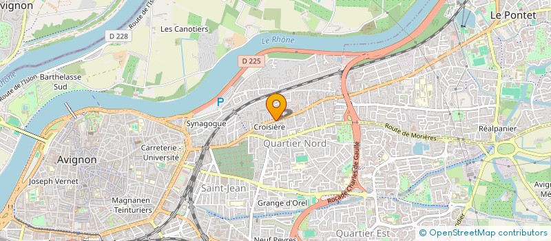 localisation de l'entreprise MONSIEUR YAO AMENIGBO NOUTSOUGAN  AVIGNON