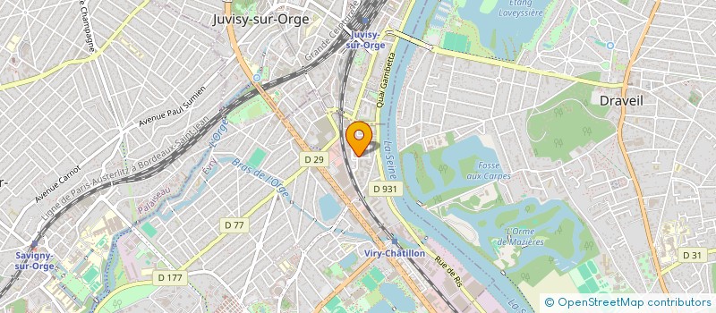 localisation de l'entreprise MONSIEUR YAO ISSIFOU WOROU à VIRY-CHATILLON