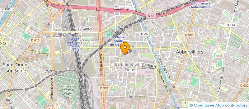 localisation de l'entreprise MONSIEUR YAO KOUADIO  SAINT-DENIS