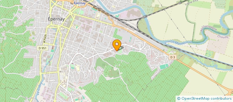 localisation de l'entreprise MONSIEUR YAO KOUAKOU  EPERNAY