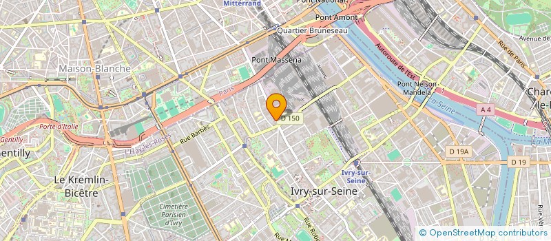 localisation de l'entreprise MONSIEUR YAO KOUASSI à IVRY-SUR-SEINE