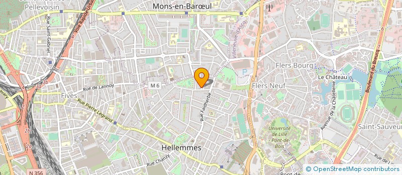 localisation de l'entreprise MONSIEUR YAO NGUESSAN à LILLE
