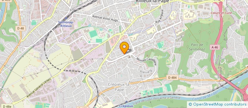 localisation de l'entreprise MONSIEUR YAO ODI à RILLIEUX-LA-PAPE