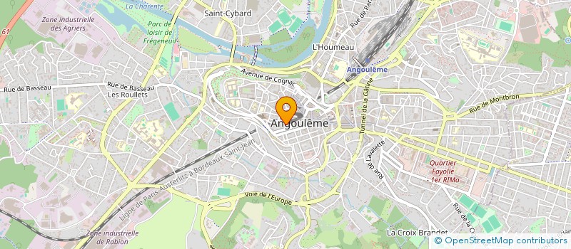 localisation de l'entreprise MONSIEUR YAO TANOH à ANGOULEME