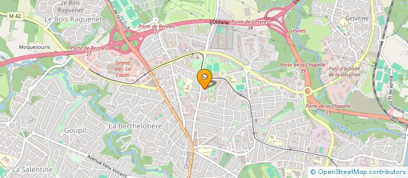 localisation de l'entreprise MONSIEUR YAO TRAORE à NANTES