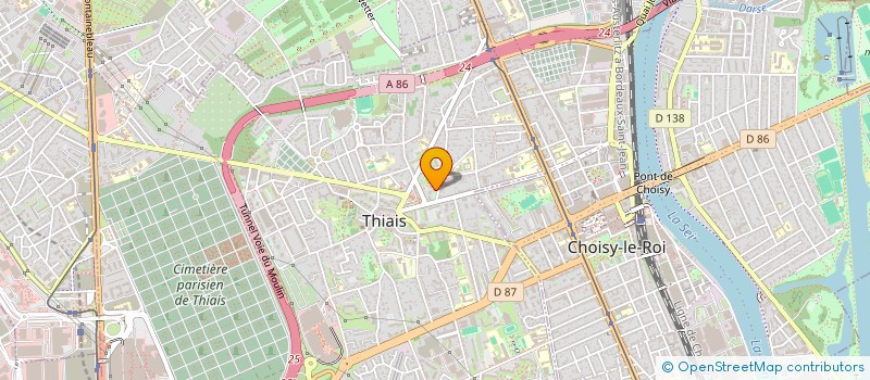 localisation de l'entreprise MONSIEUR YAO TSI CHEUNG  THIAIS