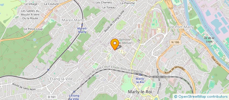 localisation de l'entreprise MONSIEUR YAO YAO  MARLY-LE-ROI