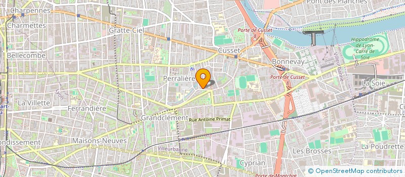 localisation de l'entreprise MONSIEUR YAO YETO  VILLEURBANNE