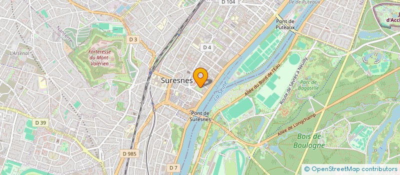 localisation de l'entreprise MONSIEUR YAOCHENG ZHANG à SURESNES
