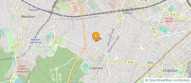 localisation de l'entreprise MONSIEUR YAOVI AFFANOU à CLAMART