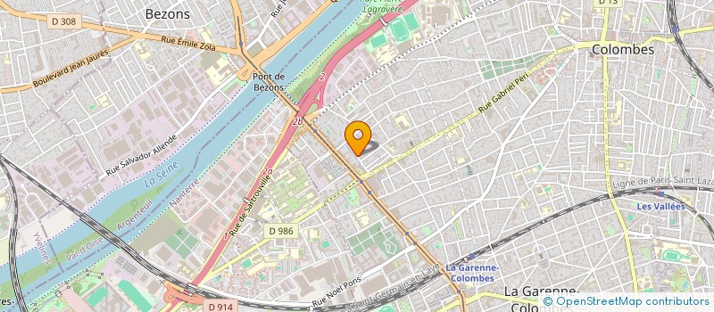 localisation de l'entreprise MONSIEUR YAOVI CANDIDE GBADA à COLOMBES