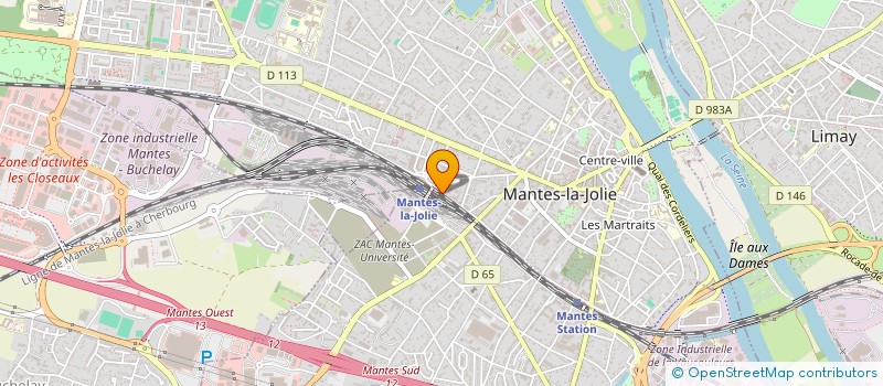 localisation de l'entreprise MONSIEUR YAOVI EDAH  MANTES-LA-JOLIE