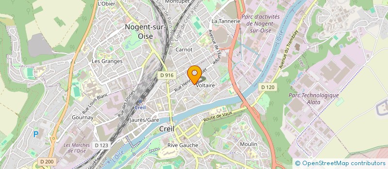 localisation de l'entreprise MONSIEUR YAOVI KENU à CREIL