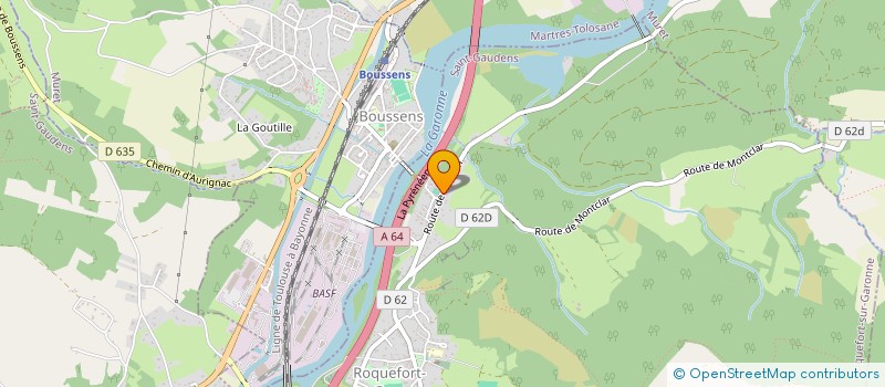 localisation de l'entreprise MONSIEUR YAPI LAURENT AMAN  ROQUEFORT-SUR-GARONNE