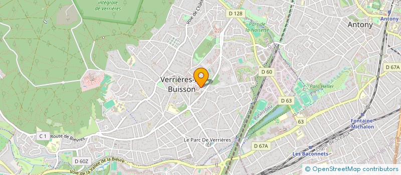 localisation de l'entreprise MONSIEUR YAPO ANOUMAN  VERRIERES-LE-BUISSON