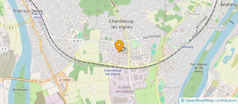 localisation de l'entreprise MONSIEUR YAPO DIBI  CHANTELOUP-LES-VIGNES