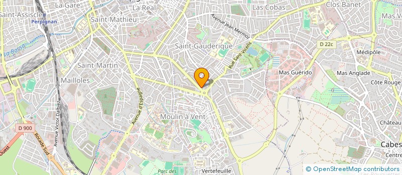 localisation de l'entreprise MONSIEUR YAR MOHAMMAD KHALILY  PERPIGNAN