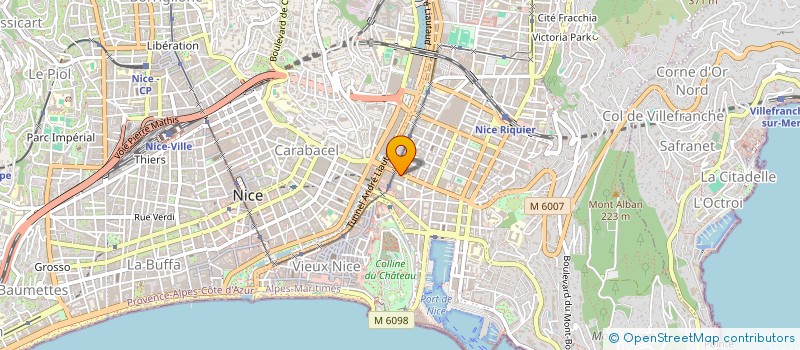 localisation de l'entreprise MONSIEUR YARAGUI CHEPIEV à NICE