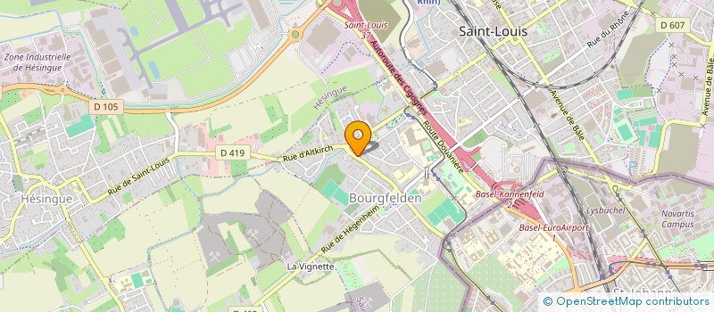 localisation de l'entreprise MONSIEUR YARED MOBRATOUM  SAINT-LOUIS