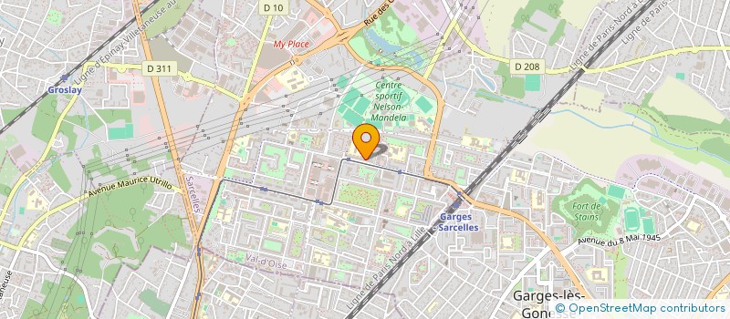 localisation de l'entreprise MONSIEUR YARET TEKESTE  SARCELLES