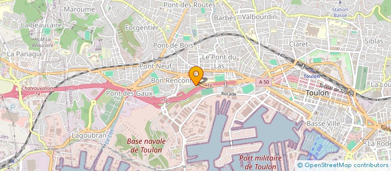 localisation de l'entreprise MONSIEUR YARIS DIB  TOULON